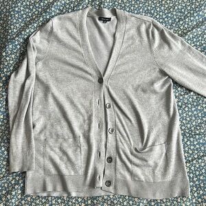 Verve Ami gray button up cardigan sweater